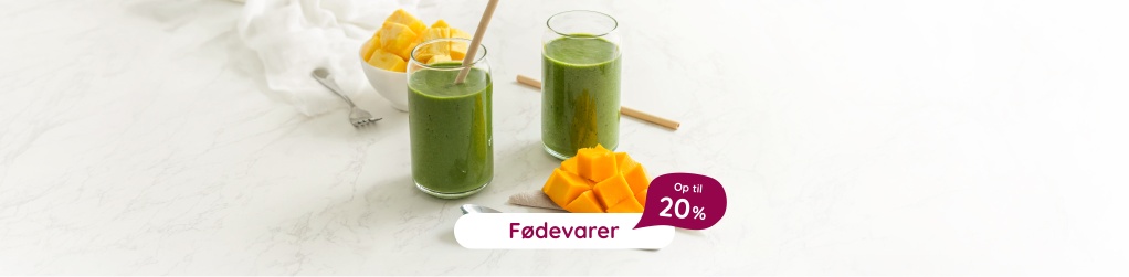 F�devarer - Op til 20%