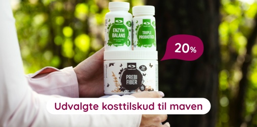 Udvalgte kosttilskud til maven - 20%