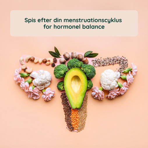 Spis efter din menstruationscyklus for hormonel balance