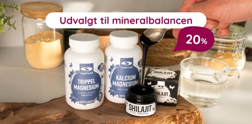 Udvalgte mineraler til v�skebalancen - 20%