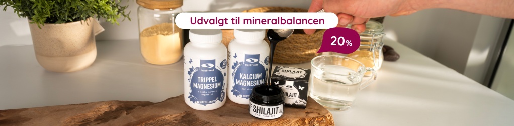 Udvalgt til mineralbalancen - 20%