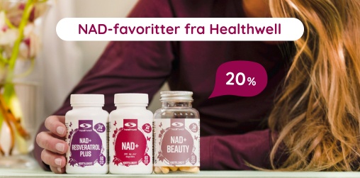 NAD-favoritter fra Healthwell - 20%
