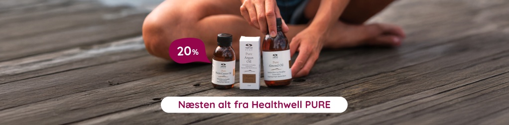 �teriske og koldpressede olier fra Healthwell PURE - 20%