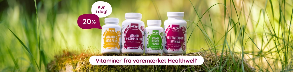 Vitaminer fra varem�rket Healthwell - 20%