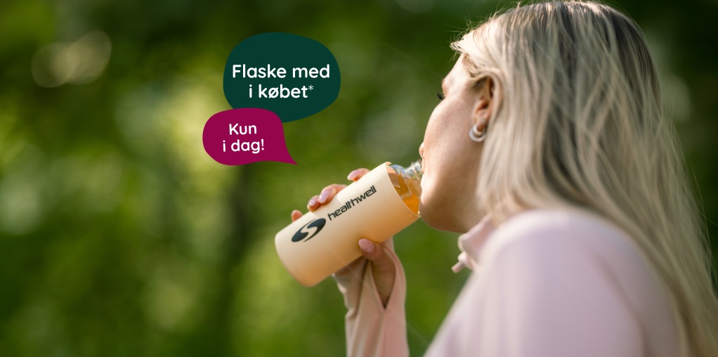 Kun i dag! K�b for over 500 kr. fra varem�rket Healthwell, f� gave!